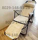 Кресло -Шезлонг  8 положений спинки. Шезлонг  для сада, пляжа и дачи. Шезлон для дачи К3, фото 2