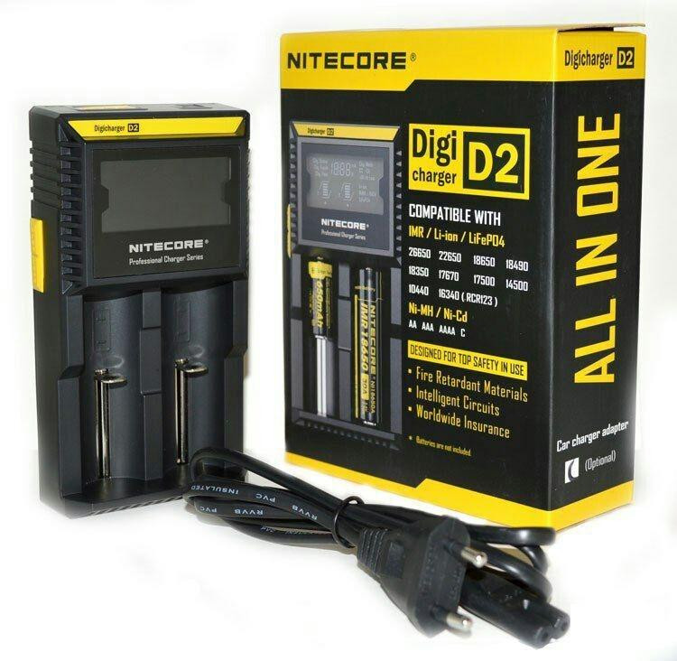 Зарядное устройство для Li-Ion акк. Nitecore Intellicharger D2 LCD