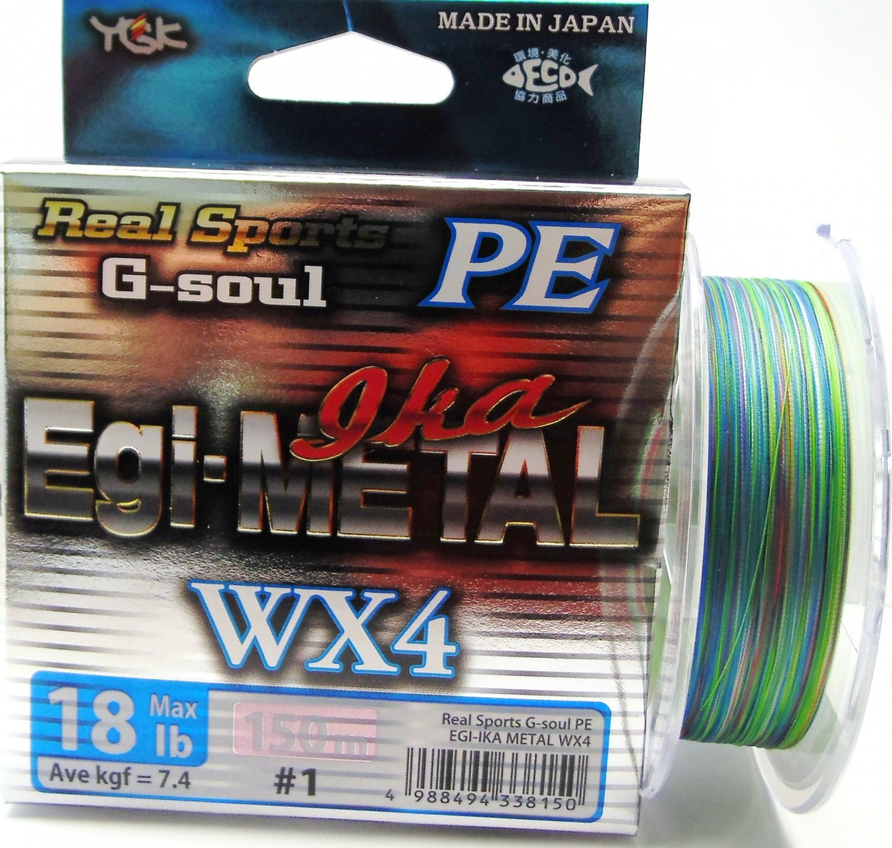Плетёный шнур YGK G-SOUL Egi-Metal - фото 1 - id-p59763527