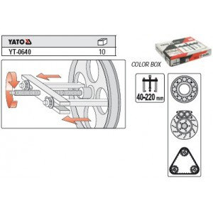 Съемник универсальный YATO YT-0640, фото 2