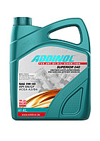 Масло моторное ADDINOL синтетическое Superior 040, 0W40, 4л