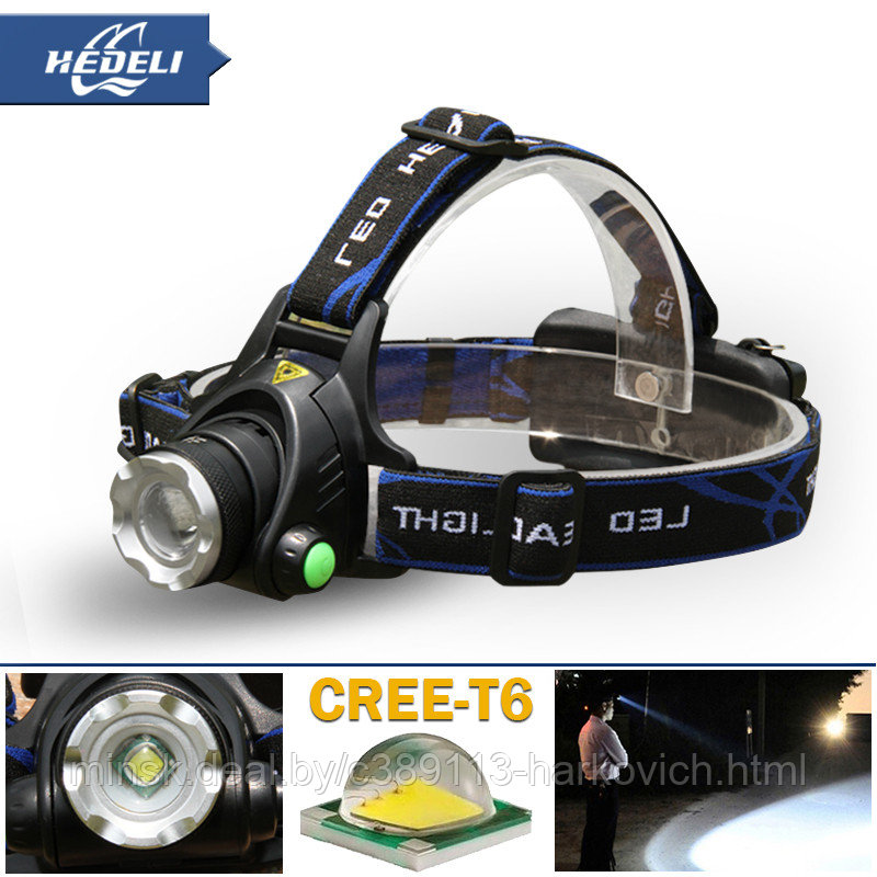 Cree xm l t6 xm-l2 светодиодные фары фары водонепроницаемый увеличить фара 18650 аккумуляторная батарея