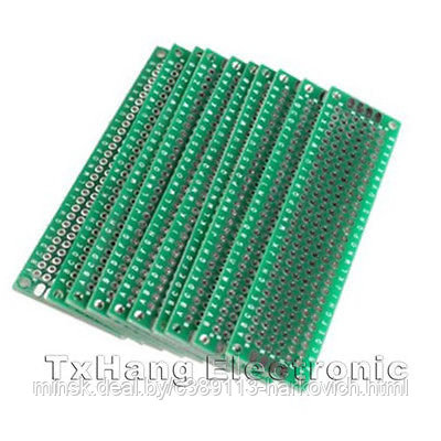 Double Side Прототип PCB Луженая Универсальный Макет 2x8 см 20 мм х 80 мм FR4