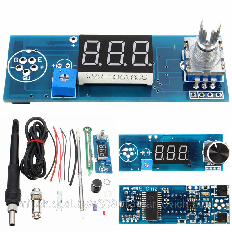 Горячая DIY Электрический Блок Высокое качество Способности PracticalDigital Паяльник Станция Регулятор