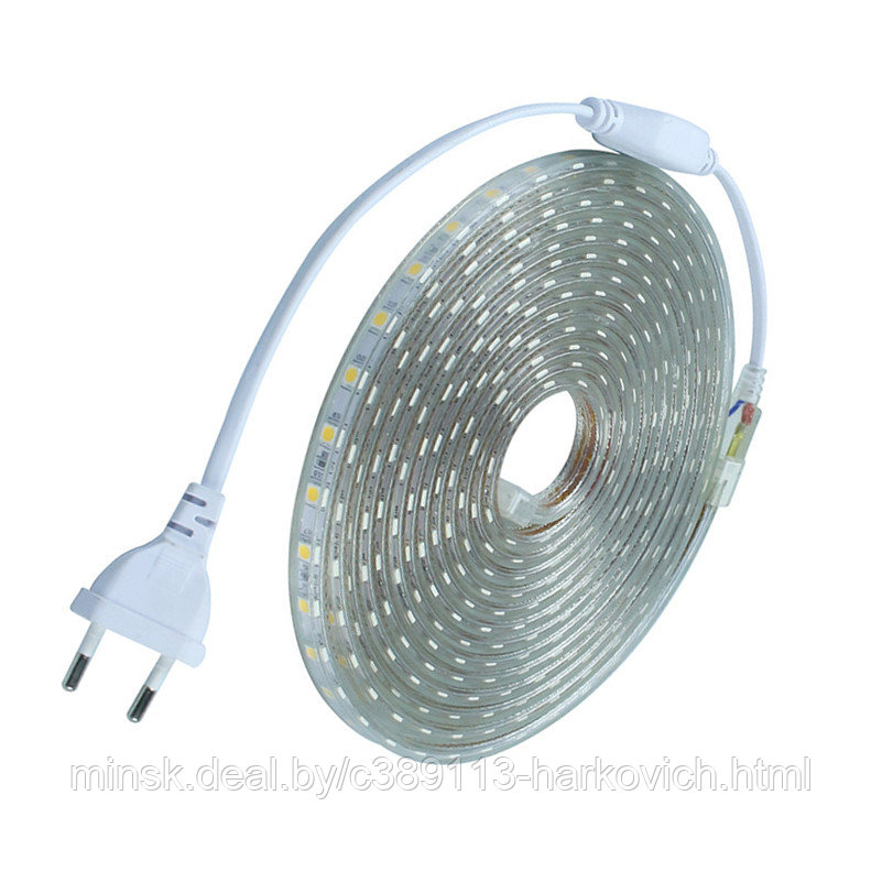 Светодиодная лента Водонепроницаемый SMD5050 led лента strip 220В гибкие светодиодные ленты 60