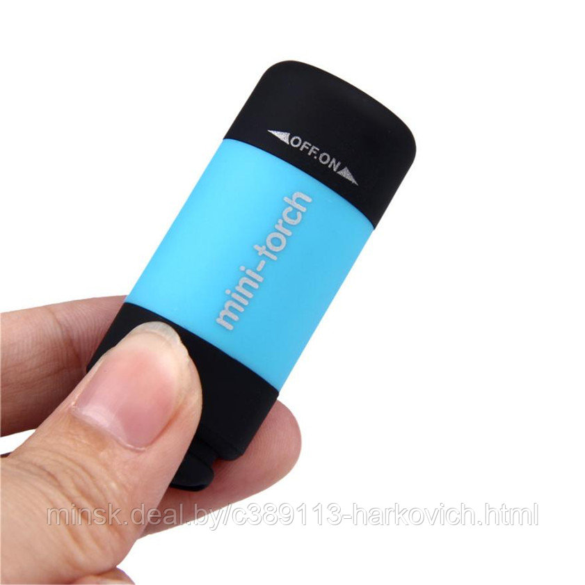 Высокое Качество Мини-Факел 0.3 Вт 25Lum USB Аккумуляторная СВЕТОДИОДНЫЙ Фонарик Лампы Фонарик-Брелок