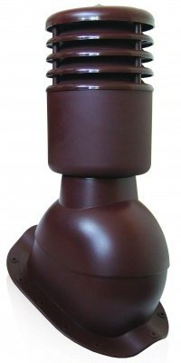 Труба вентиляционная KBN (KBNO) для металлочерепицы (низкий профиль) с проходным элементом - фото 1 - id-p59894994