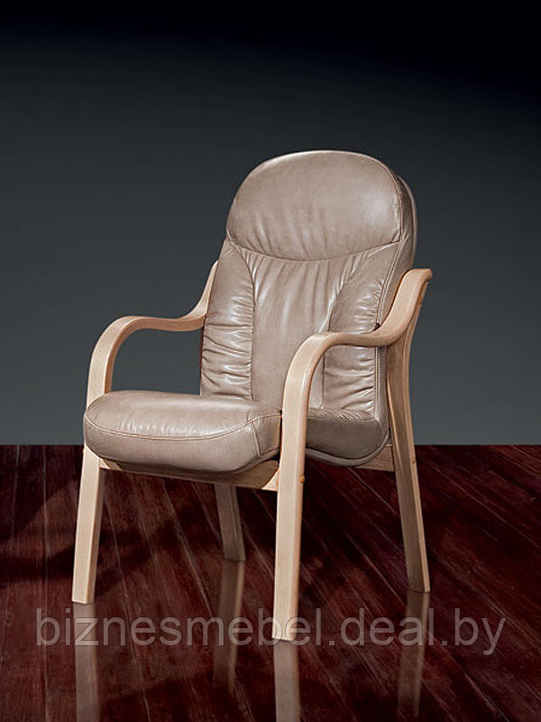 Кресло руководителя Ренуар DB-800/хром - фото 9 - id-p59895805