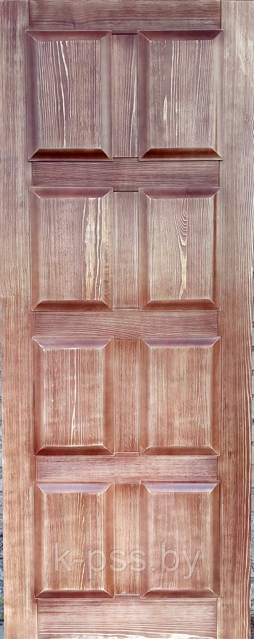 Двери деревянные с двойными филенками