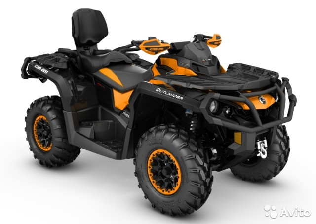 Квадроцикл Can-Am OUTLANDER MAX 850 XT-P TRIPLE BLACK (BRP)