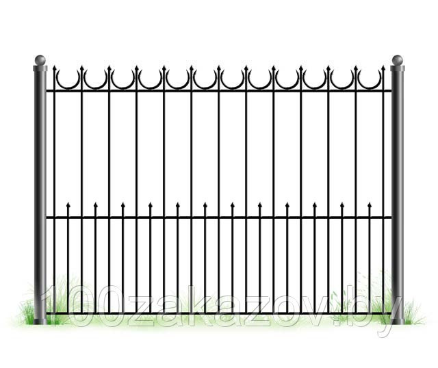 Забор кованый ЗСК-3 - фото 1 - id-p59988834