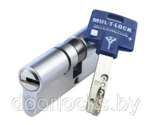Цилиндр Mul-T-Lock Interative + 65(30/35C) (ключ/вертушка)