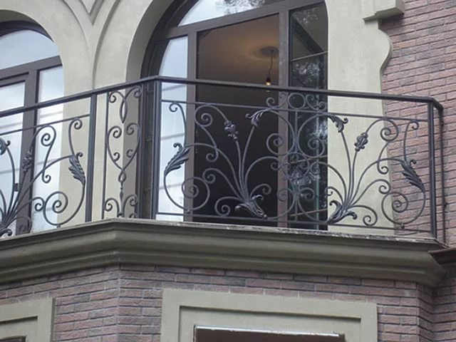 Кованые перила для балкона. Собственное производство. - фото 1 - id-p59989600