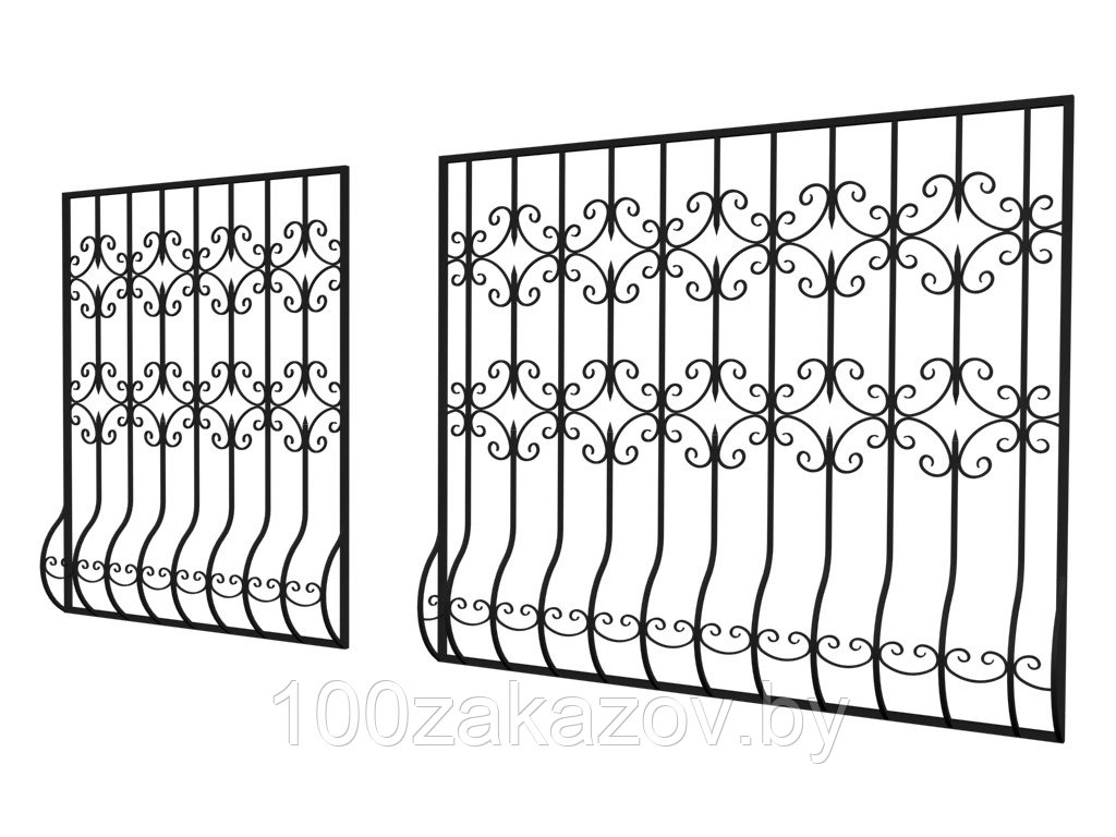 Забор кованый ЗСК-12 металлический забор - фото 1 - id-p59989623