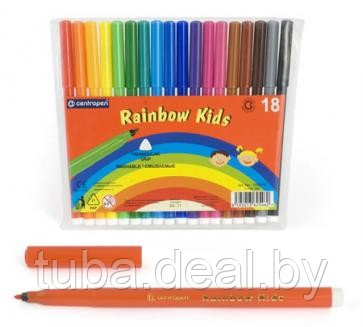 CENTROPEN фломастеры "Rainbow Kids" 18 цветов - фото 1