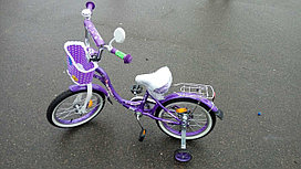 Детский велосипед для девочки Butterfly 16 ( фиолетовый)
