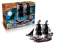 Конструктор Brick 1313 Legendary Pirates Огромный корабль скелетов 1456 деталей