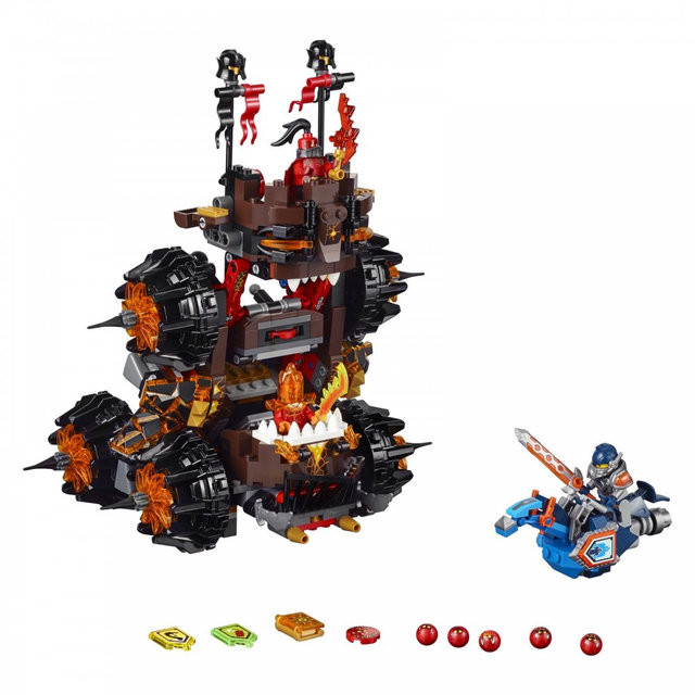 Конструктор Bela 10518 Nexo Knights (аналог Lego 70321) "Осадная башня Генерала Магмара" 531 деталь - фото 2 - id-p60316293