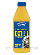 Comma DOT 5.1 SYNTHETIC BRAKE FLUID, банка 1 л