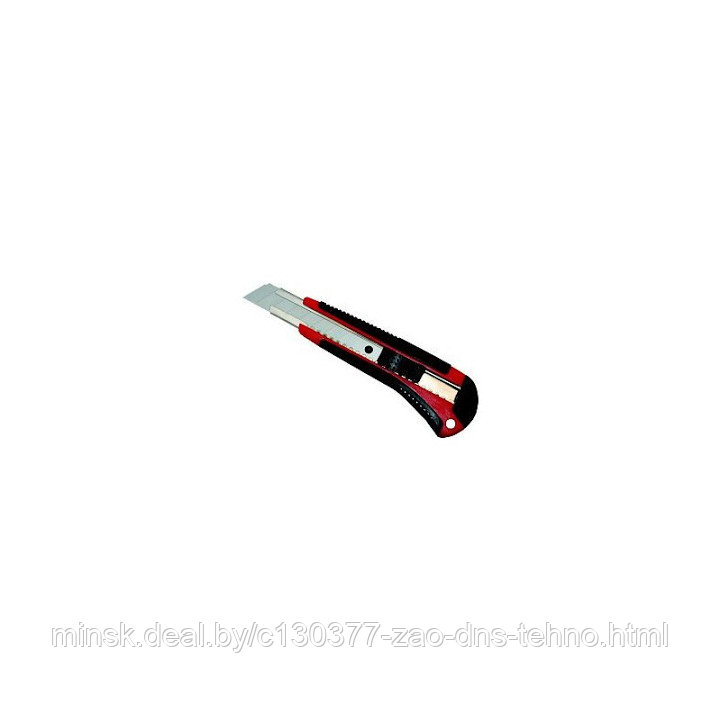 Нож канцелярский LACO С18С Комфорт черный/красный 18 мм.