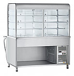 Прилавок-витрина холодильный ABAT ПВВ(Н)-70М-С-НШ, фото 2