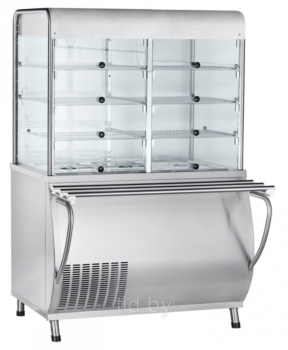 Прилавок-витрина холодильный ABAT ПВВ(Н)-70М-С-01-НШ - фото 1 - id-p13111764