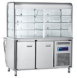 Прилавок-витрина холодильный ABAT ПВВ-70М-С-ОК, фото 2