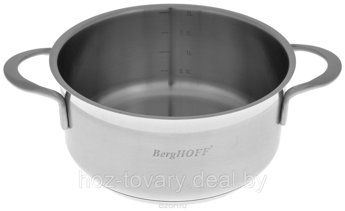 Кастрюля BergHOFF Bistro с крышкой 18 см 1,9 л Essentials арт. 1101903 - фото 3 - id-p85509100