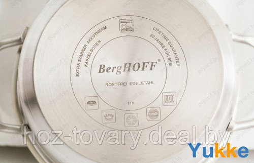 Кастрюля BergHOFF Bistro с крышкой 18 см 1,9 л Essentials арт. 1101903 - фото 7 - id-p85509100