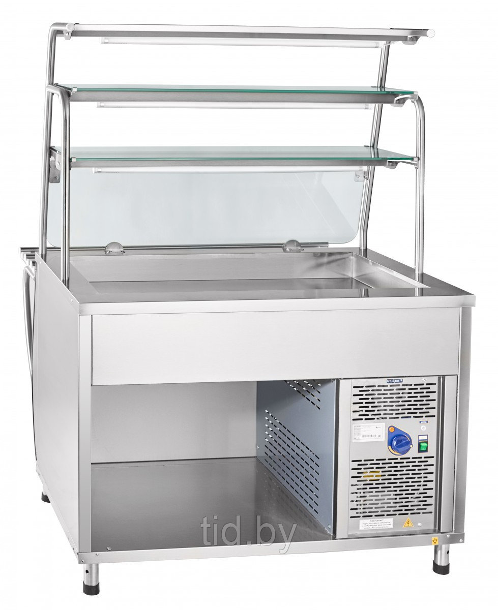 Прилавок холодильный ABAT ПВВ(Н)-70Т-НШ (открытый) - фото 2 - id-p13126467