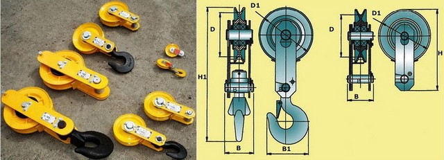 Блоки монтажные БМ-1,0 с пальцем