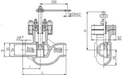 Клапан регулирующий Т-36Б Ду150