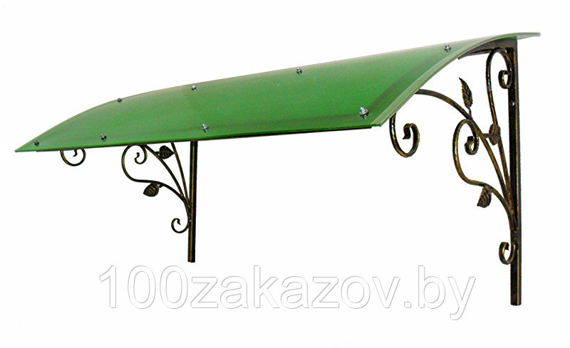 Навес-козырек из поликарбоната КС-24