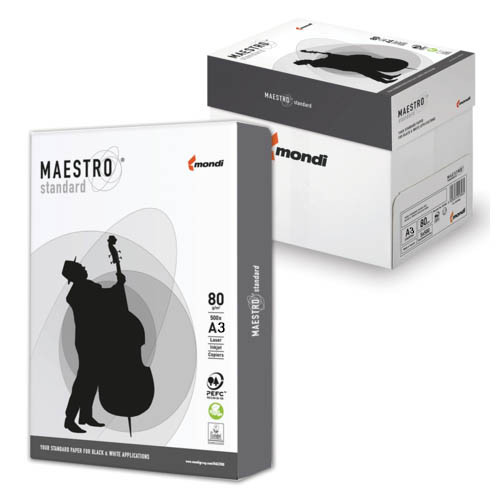 Бумага Maestro Standart, 80г/м2, А3, C класс - фото 1 - id-p60466242