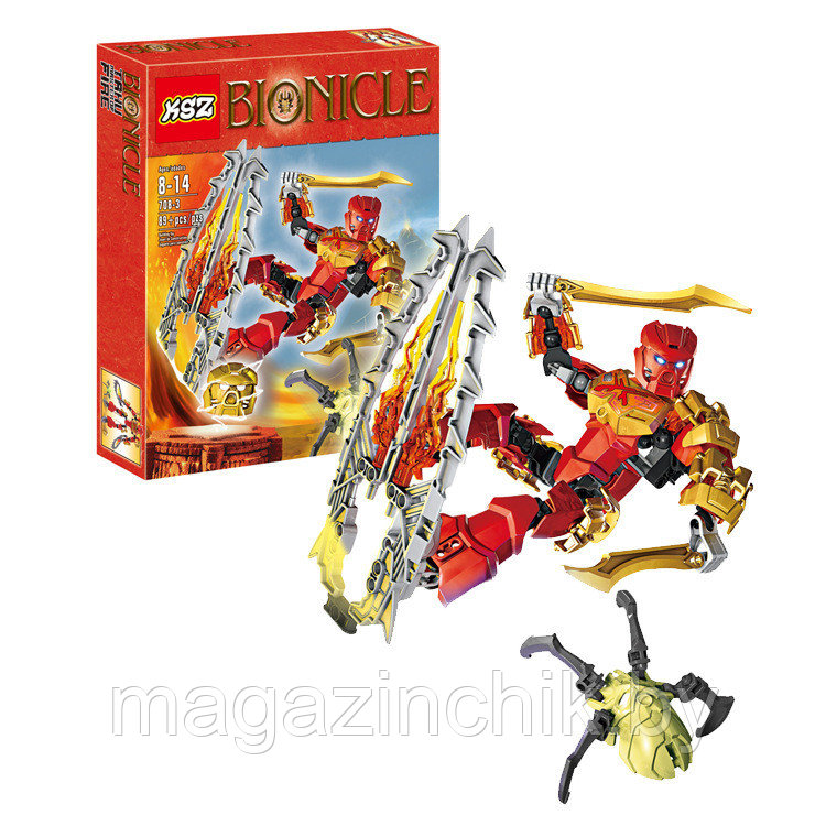 Конструктор Bionicle Таху – Повелитель Огня 708-3 аналог Лего (LEGO) Бионикл 70787