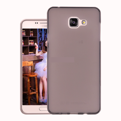  Чехол-накладка для Samsung Galaxy A3 (2017) A320 (силикон) темно-серый