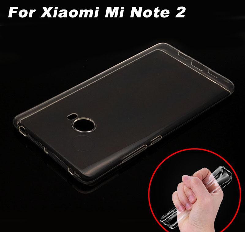 Чехол-накладка для Xiaomi Mi Note 2 (силикон) черный