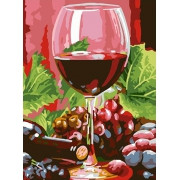 Картина по номерам Красное вино (PC3040056) 30х40 см