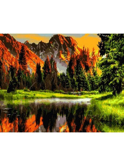 Картина по номерам Красочный пейзаж 40х50 см, фото 2