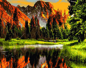 Картина по номерам Красочный пейзаж 40х50 см, фото 2