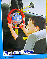 Детский руль для машины со звуковыми и световыми эффектами