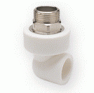 Угольник PP-R комб. нар./р. DN 20х1/2'' MeerPlast