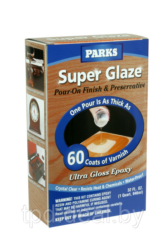 Эпоксидная прозрачная смола Parks Super Glaze Супер-глазурь - фото 1 - id-p60583425
