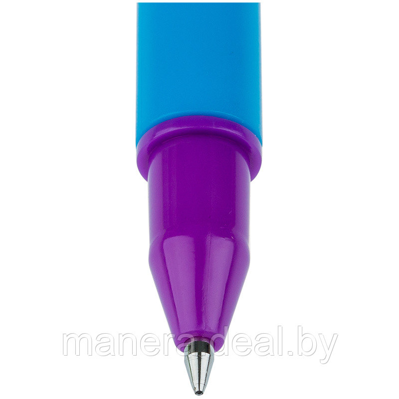 Ручка гелевая "Color Stick" черная, 0,5мм, корпус ассорти - фото 2 - id-p60583823