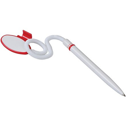 Шариковая ручка на подставке  Fox Safe Touch бело-красного цвета