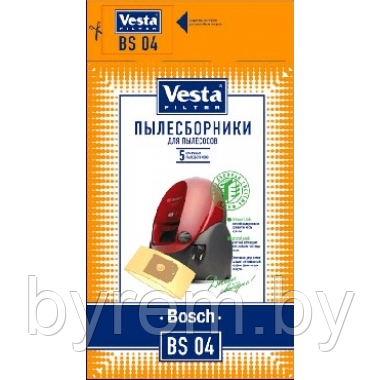 Сменные мешки-пылесборники BS04 (BOSCH BBZ71AFK)