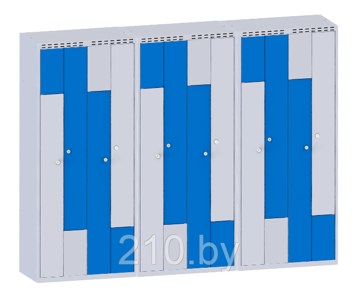 Z образные шкафы для фитнеса ШО 4Z/800 - фото 3 - id-p60584853