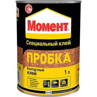 Контактный клей для пробковых покрытий ''Момент Пробка'' 0,75 л - фото 1 - id-p60652827