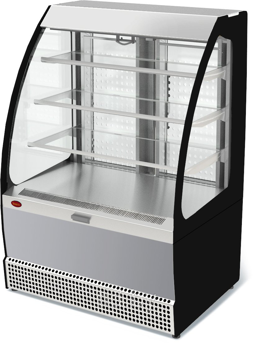 Витрина холодильная Veneto VSo-0,95 нержавейка (открытая) - фото 1 - id-p9566366