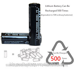  3.7 В 18650 6000 мАч аккумулятор плюс зарядное устройство, литий-ионная 18650 аккумулятор плюс зарядное устройство для